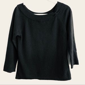 Caslon | 100 % Cashmere Boat Neck Sweater Sz Large